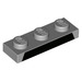 LEGO Medium Stone Gray Plate 1 x 3 with Black Line (3623)