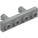 LEGO Medium Stone Gray Plate 1 x 4 Inverted with Two Pins (68382)