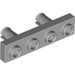 LEGO Medium Stone Gray Plate 1 x 4 Inverted with Two Pins (68382)