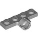 LEGO Medium Stone Gray Plate 1 x 4 with Ball Joint Socket (Short with 4 Slots) (3183)