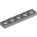 LEGO Medium Stone Gray Plate 1 x 5 (78329)