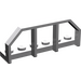 LEGO Mittleres Steingrau Platte 1 x 6 mit Zug Wagon Railings (6583 / 58494)