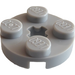 LEGO Medium Stone Gray Plate 2 x 2 Round with Axle Hole (with &#039;+&#039; Axle Hole) (4032)