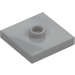 LEGO Medium Stone Gray Plate 2 x 2 with Groove and 1 Center Stud (23893 / 87580)