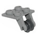 LEGO Medium Stone Gray Plate 2 x 2 with Wheel Holder with Dark Stone Gray Wheel Centre with Stub Axles