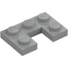 LEGO Medium Stone Gray Plate 2 x 3 with Cut Out (73831)