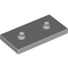 LEGO Medium Stone Gray Plate 2 x 4 with 2 Studs (65509)