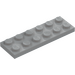 LEGO Medium Stone Gray Plate 2 x 6 (3795)