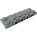 LEGO Medium Stone Gray Plate 2 x 6 x 0.7 with 4 Studs on Side (72132 / 87609)