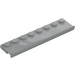 LEGO Medium Stengrå Platta 2 x 8 med Dörr Järnväg (30586)