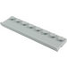 LEGO Medium Stone Gray Plate 2 x 8 with Door Rail (30586)