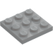 LEGO Medium Stone Gray Plate 3 x 3 (11212)