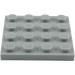 LEGO Mittleres Steingrau Platte 4 x 4 (3031)