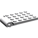 LEGO Medium Stone Gray Plate 4 x 5 Trap Door Curved Hinge (30042)