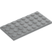 LEGO Medium Stone Gray Plate 4 x 8 (3035)