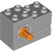 LEGO Medium Steengrijs Power Functions Winch 2 x 4 x 2 1/3 (61100 / 95283)