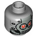 LEGO Medium Stone Gray Robot Head (Safety Stud) (3626 / 88015)
