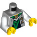 LEGO Medium stengrå Sensei Garmadon Minifig Torso (973 / 76382)