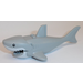 LEGO Średni kamienny szary Shark 8 x 16 with White Teeth and Gills and Black Round Eyes