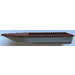 LEGO Medium Stone Gray Ship Hull 8 x 28 x 3 with Reddish Brown Top with &quot;ALBATROSS&quot; and Albatross Graphic on Both Sides Sticker (92709)