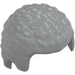 LEGO Medium Stone Gray Short Coiled Hair with Rounded Top (21778)