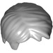 LEGO Mittleres Steingrau Kurz Tousled Haar mit Seite Parting (62810 / 88425)