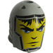 LEGO Medium Stone Gray Sir Jayko Large Figure Head (48821)