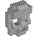 LEGO Mittleres Steingrau Skull Felsen 4 x 10 x 10 (47991)