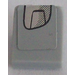 LEGO Medium Stone Gray Slope 1 x 1 (31°) with Headlight (Left) Sticker (35338)