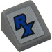 LEGO Medium Stone Gray Slope 1 x 1 (31°) with &#039;RX&#039; Sticker (50746)