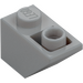 LEGO Medium Stone Gray Slope 1 x 2 (45°) Inverted (3665)