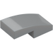 LEGO Medium Stengrå Backe 1 x 2 Böjd (11477)