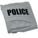 LEGO Medium Stone Gray Slope 1 x 2 x 2 Curved with Dimples with &quot;POLICE&quot; (Left) Sticker (44675)