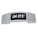 LEGO Medium Stone Gray Slope 1 x 4 Curved Double with AM 0937 License Plate  Sticker (93273)