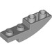 LEGO Gris pierre moyen Pente 1 x 4 Incurvé Inversé (13547)