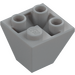 LEGO Medium steengrijs Helling 2 x 2 (45°) Omgekeerd (3676)