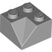 LEGO Medium Steengrijs Helling 2 x 2 (45°) met Dubbele Concave (Ruw oppervlak) (3046 / 4723)