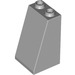 LEGO Gris pierre moyen Pente 2 x 2 x 3 (75°) Goujons creux, lisses (3684 / 30499)