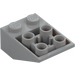 LEGO Medium Stone Gray Slope 2 x 3 (25°) Inverted without Connections between Studs (3747)