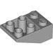 LEGO Medium Stone Gray Slope 2 x 3 (25°) Inverted without Connections between Studs (3747)