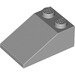LEGO Medium Stone Gray Slope 2 x 3 (25°) with Rough Surface (3298)
