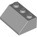 LEGO Gris pierre moyen Pente 2 x 3 (45°) (3038)