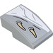 LEGO Medium Stone Gray Slope 2 x 3 Curved with Dragonskin with Spines right Sticker (24309)