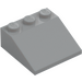 LEGO Medium Stone Gray Slope 3 x 3 (25°) (4161)