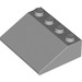 LEGO Medium Stone Gray Slope 3 x 4 (25°) (3016 / 3297)