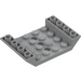 LEGO Medium Stone Gray Slope 4 x 6 (45°) Double Inverted with Open Center with 3 Holes (60219)