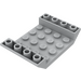 LEGO Medium Stone Gray Slope 4 x 6 (45°) Double Inverted with Open Center without Holes (30283)