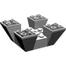 LEGO Mittleres Steingrau Steigung 6 x 6 x 2 (65°) Invertiert Quadruple (30373)