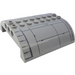 LEGO Medium Stone Gray Slope 8 x 8 x 2 Curved Double with Hatch Pattern of SW Resistance Bomber on Both Sides Sticker (54095)