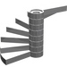 LEGO Mittleres Steingrau Treppe Spiral (Complete 8 Steps)
